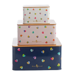 Confetti Home Set of 3 Nesting Tins