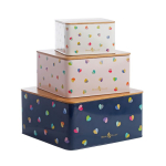 Confetti Home Set of 3 Nesting Tins