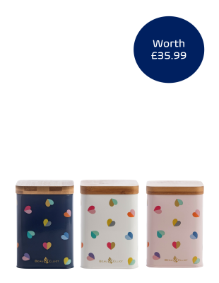 Confetti Home Storage Canister set of 3