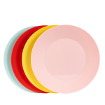 Strawberries & Cream Re-usable Plates set of 4