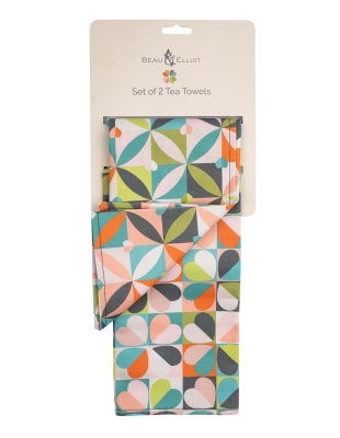 Carnaby set of 2 tea towels