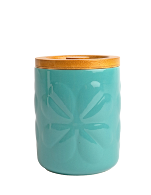 Carnaby Ceramic Embossed Jar