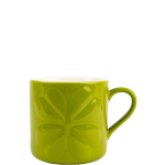 Carnaby Embossed Mug Lime